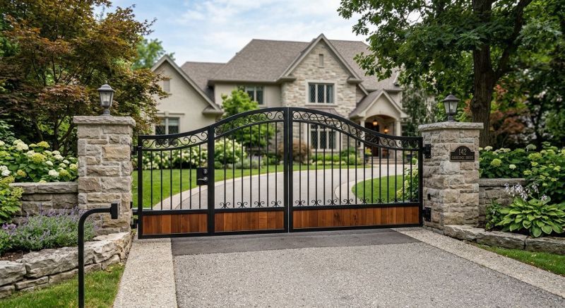 Driveway Gate Installation in Cumming, GA