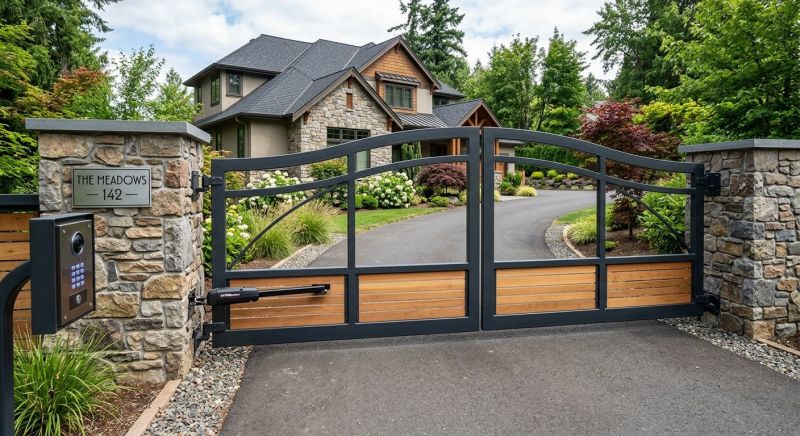 Electronic Gate Installation in Plano, TX