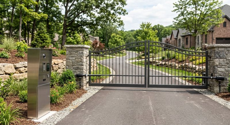 Entrance Gate Installation in Naperville, IL