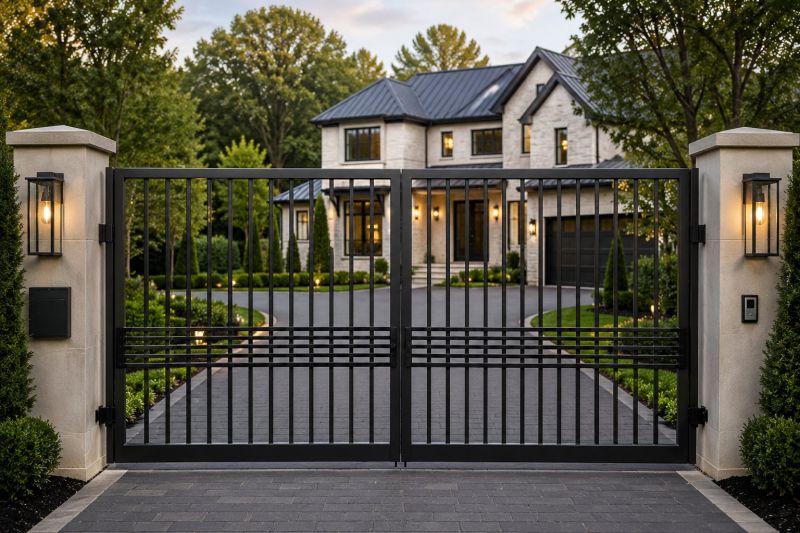 Entrance Gate Installation in Boca Raton, FL