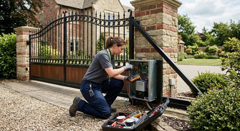 Entrance Gate Installation in Plano, TX