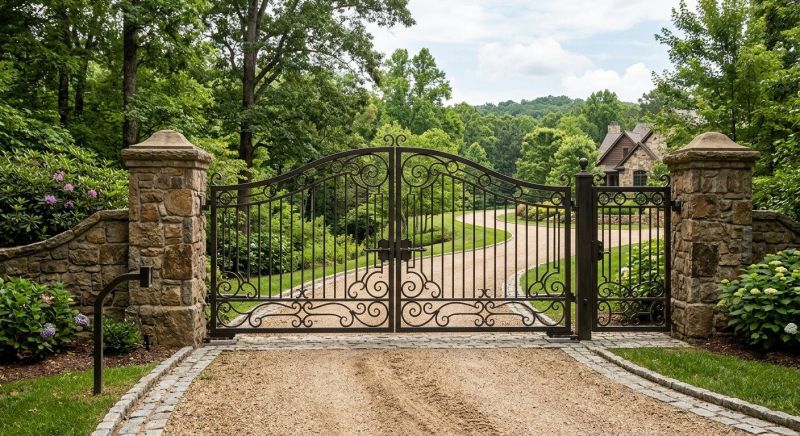 Entrance Gate Installation in Plano, TX