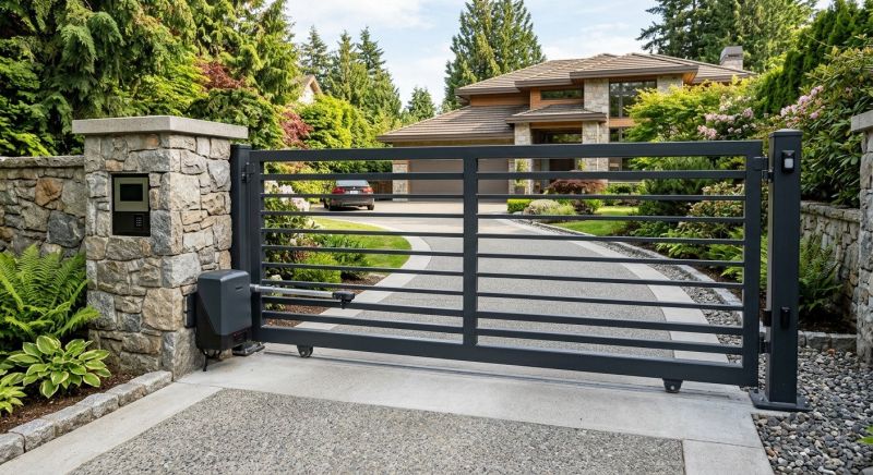 Driveway Gate Installation in Cumming, GA